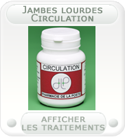 Traitement des problèmes de Jambes lourdes et   Circulation