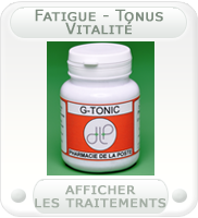 Traitement des problèmes de Fatigue, Tonus et Vitalité